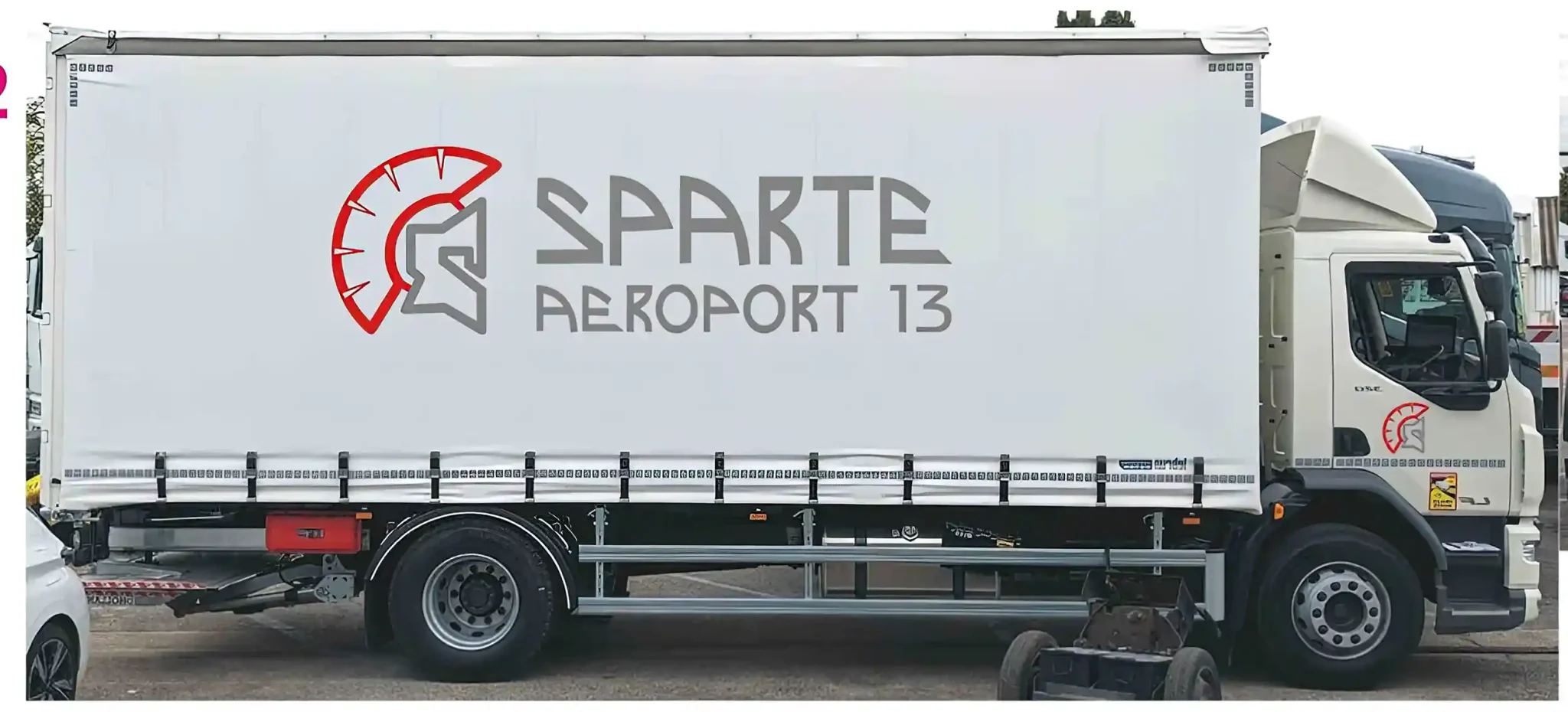 Camion de profil